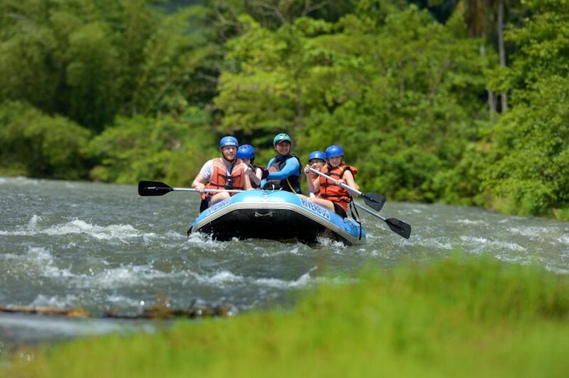 with a kiulu white water rafting tour, you'll get experience the waters of borneo under the hands of trained experts