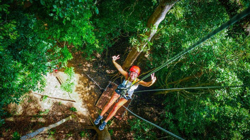 the umgawa zipline adventure ticket in langkawi lets you zipline and try abseiling in the jungle of langkawi