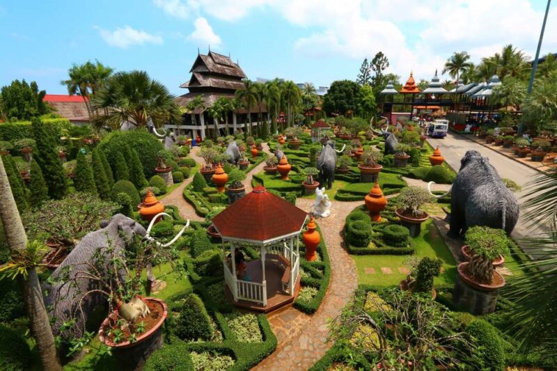 with the nong nooch pattaya ticket you can see this amazing landscape during your trip