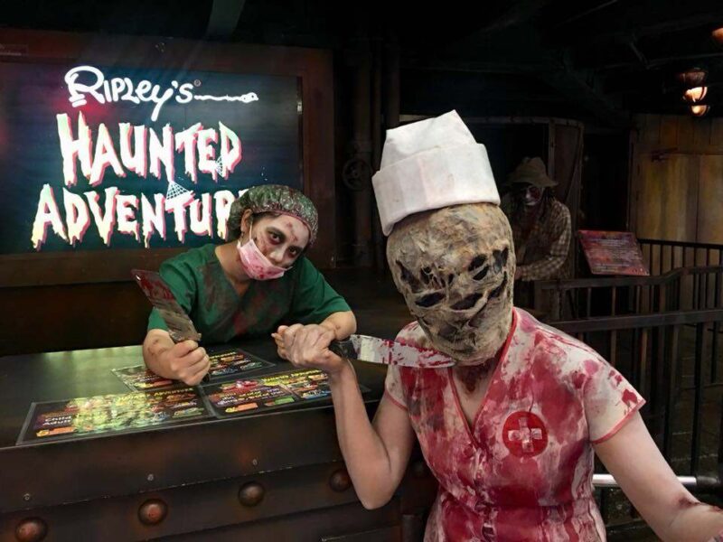 with the ripley's believe it or not ticket you may also get into the haunted adventure if you are brave enough to do so