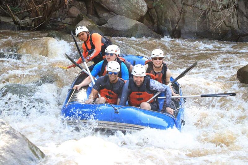 the mae tang in chiang mai is perfect for a white water rafting trip